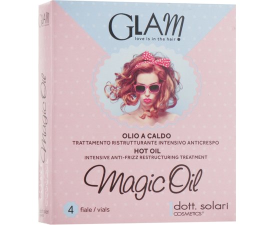 Горячее масло Dott. Solari Glam Magic Oil, 4 * 10ml