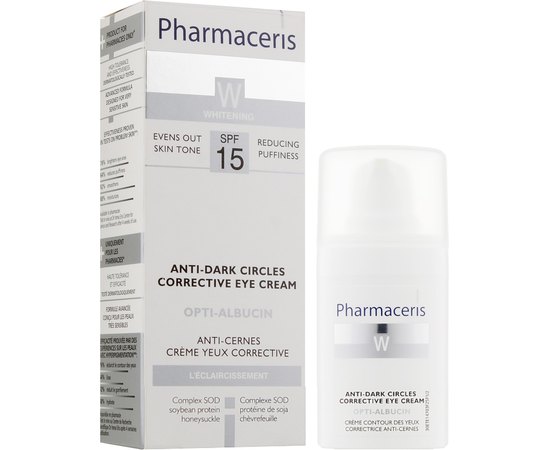 Коригуючий крем для шкіри навколо очей Pharmaceris W Anti-Dark Circles Corrective Eye Cream, 15ml, фото _ab__is.image_number.default
