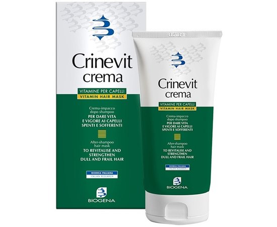 Крем-маска для волос укрепляющая Biogena Crinevit Crema, 150 ml
