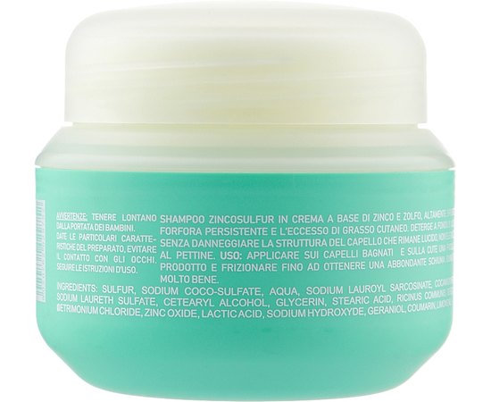 Крем-шампунь с цинком и биосерой Alan Jey Zinco Sulfur Shampoo, 150 ml, изображение 2 Крем-шампунь с цинком и биосерой Alan Jey Zinco Sulfur Shampoo, 150 ml, изображение 2