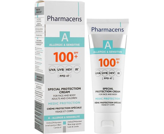 Крем спеціального захисту для обличчя Pharmaceris A Medic Protection SPF 100+, 75ml, фото _ab__is.image_number.default