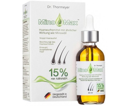 Лосьйон для стимуляції росту волосся у чоловіків 15% MinoMax Hair Regrowth 15%, 60 ml, фото _ab__is.image_number.default