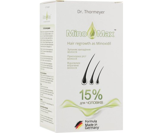 Лосьон для стимуляции роста волос у мужчин 15% MinoMax Hair Regrowth 15%, 60 ml