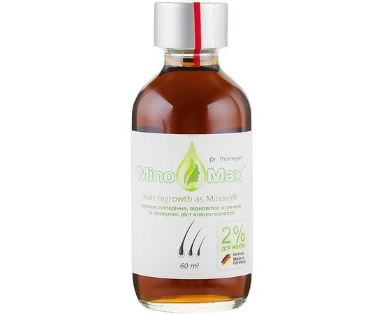 Лосьон для стимуляции роста волос у женщин 2% MinoMax Hair Regrowth 2%, 60 ml, изображение 2