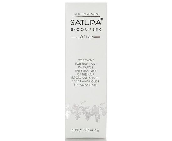 Лосьон для тонких волос с эффектом фиксации SATURA B-Complex Lotion, 100 ml, изображение 3