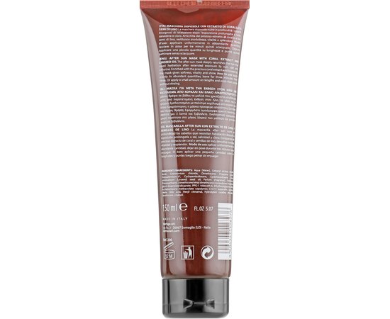 Маска для волосся з екстрактом корала та льону Dott. Solari Olea After Sun Mask, 150ml, фото _ab__is.image_number.default