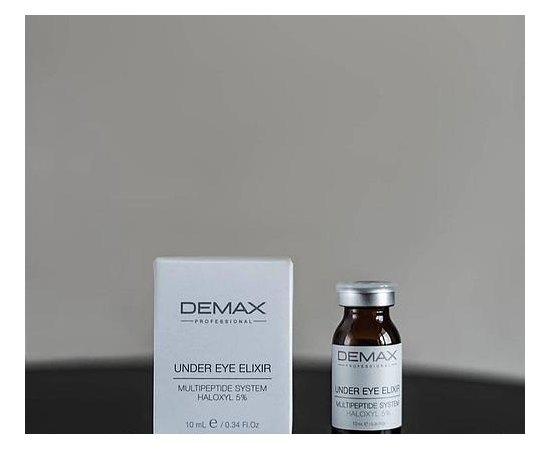 Мультипептидная сыворотка-эликсир для периорбитальной зоны Demax Under Eye Elixir, 10 ml, изображение 2
