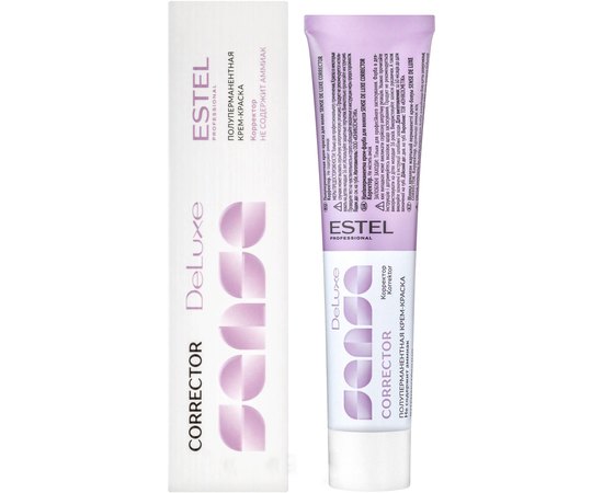 Полуперманентная крем-краска для волос Estel Professional De Luxe Sense Corrector, 60 ml