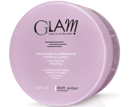 Розгладжуюча маска для волосся з ефектом сяйва Dott. Solari Glam Smooth Hair Illuminating Mask, фото _ab__is.image_number.default