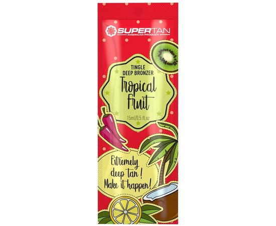 Разогревающий крем для солярия SuperTan Tropical Fruits, изображение 3