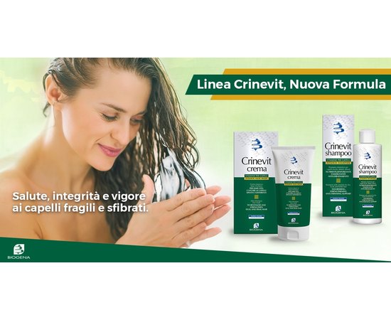 Реструктурирующий шампунь Biogena Crinevit Shampoo, 200 ml, изображение 2