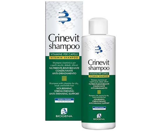 Реструктурирующий шампунь Biogena Crinevit Shampoo, 200 ml