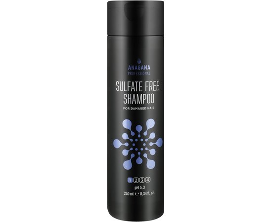 Шампунь безсульфатний для пошкодженого волосся Anagana Sulfate Free Shampoo, фото 