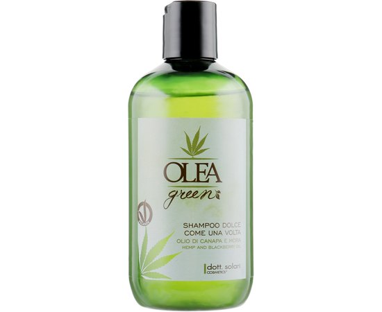 Шампунь для волосся з маслом коноплі та ожини Dott. Solari Olea Green Shampoo, фото 