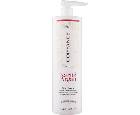 Шампунь с маслом карите Coiffance Karite Argan Shampoo, изображение 2