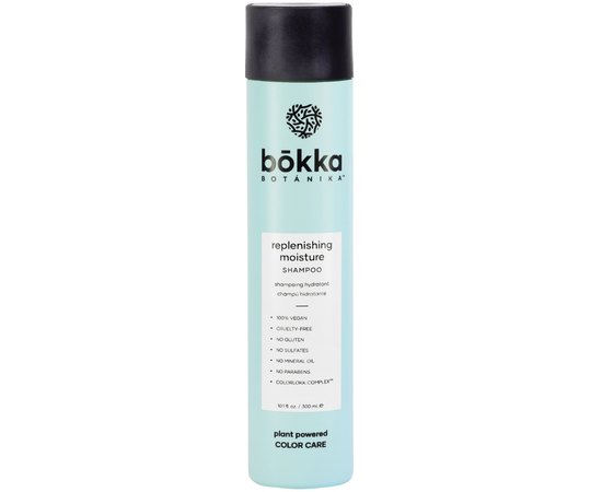 Шампунь восстанавливающий увлажняющий Bokka Botanika Replenishing Moisture Shampoo, 300 ml