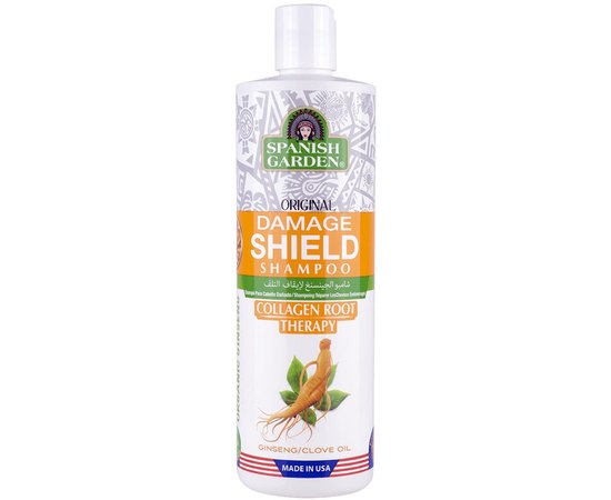 Шампунь защита от повреждений с женьшенем Spanish Garden The Original Damage Shield Shampoo, 450 ml
