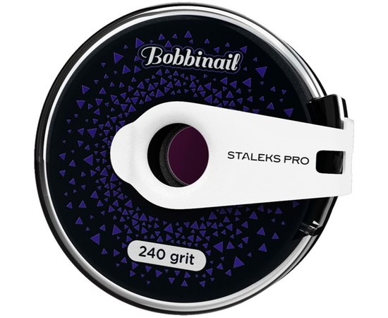 Сменный файл-лента в пластиковой катушке Staleks Pro Exclusive Bobbinail, 8m