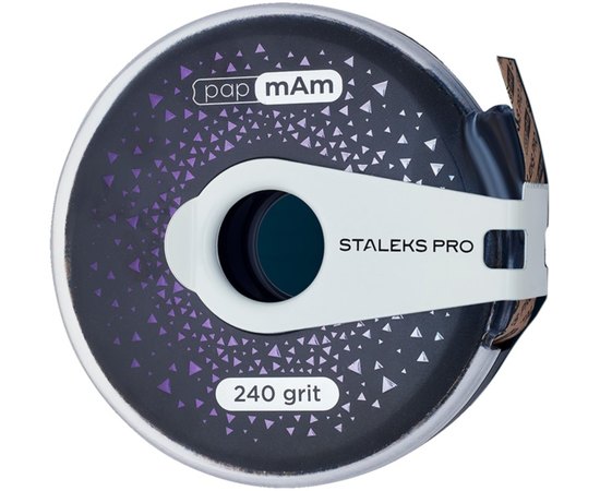 Сменный файл-лента в пластиковой катушке Staleks Pro Exclusive Bobbiтail papmAm, 6m, изображение 4