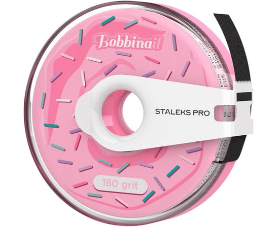 Сменный файл-лента в пластиковой катушке Staleks Pro Expert Bobbinail AT, 8m, изображение 3