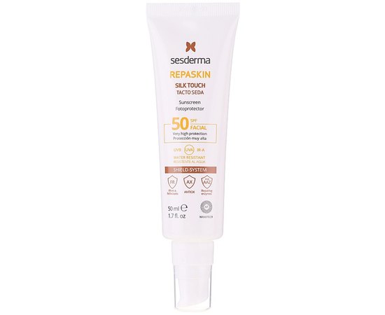 Сонцезахисний крем SPF50+ Sesderma Repaskin Silk Touch Sunscreen 50 ml, фото _ab__is.image_number.default