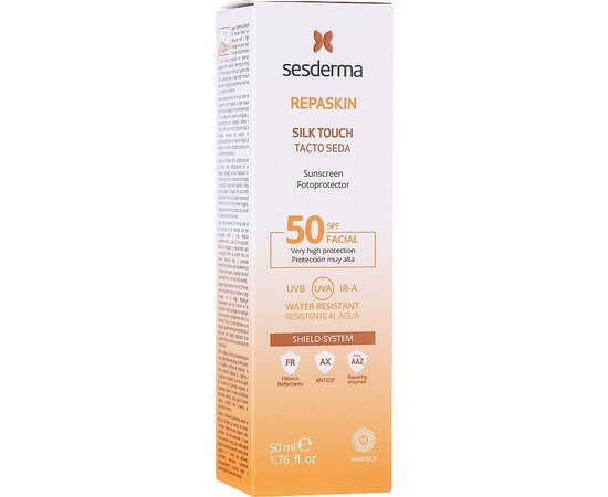 Сонцезахисний крем SPF50+ Sesderma Repaskin Silk Touch Sunscreen 50 ml, фото _ab__is.image_number.default