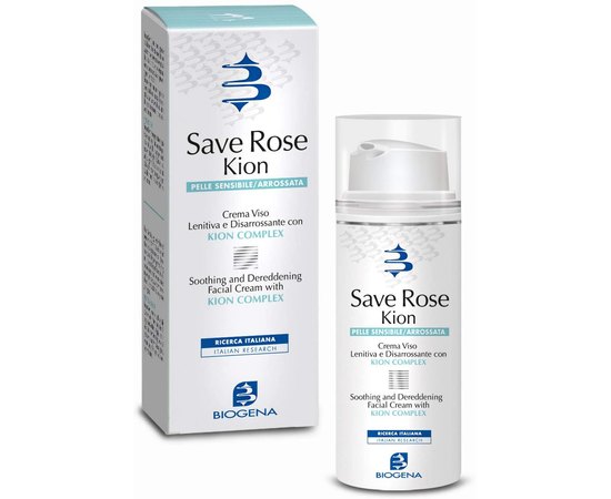 Заспокійливий крем для шкіри з почервонінням та куперозом Biogena Save Rose KION SPF10, 50 ml, фото _ab__is.image_number.default