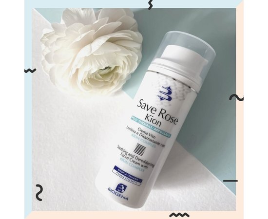 Заспокійливий крем для шкіри з почервонінням та куперозом Biogena Save Rose KION SPF10, 50 ml, фото _ab__is.image_number.default