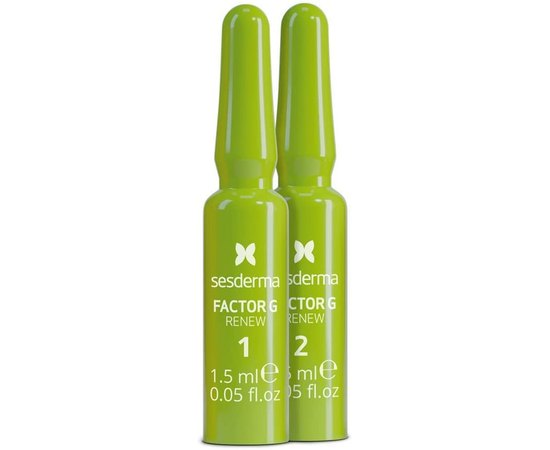 Биостимулирующее средство в ампулах Sesderma Factor G Renew Biostimulating Ampoules, 7 x 1,5 ml, изображение 2