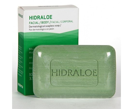 Дерматологическое мыло Sesderma Hidraloe Dermatological Bar, 100 ml, изображение 4
