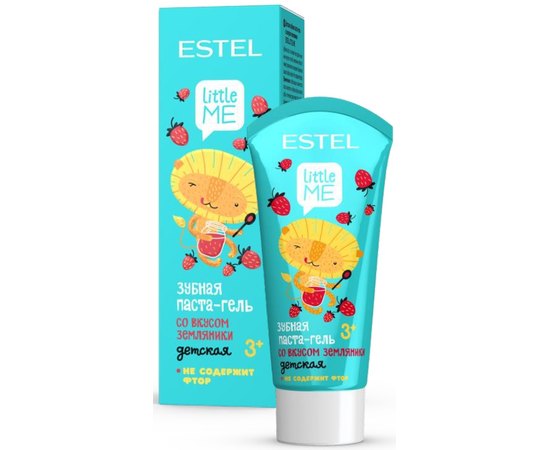 Estel Professional Little Me Toothpaste Strawberry Дитяча зубна паста зі смаком суниці, 50 мл, фото 