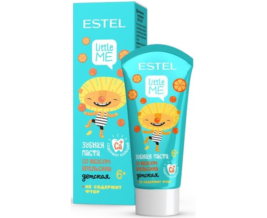 Estel Professional Little Me Toothpaste Orange Дитяча зубна паста зі смаком апельсина, 50 мл, фото 