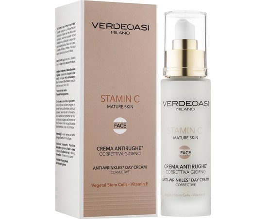 Дневной крем для коррекции морщин Verdeoasi Stamin C Anti-wrinkles Day Cream Corrective, изображение 2