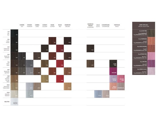 Безаммиачная краска для волос Dott. Solari Olea Color Coloring Cream, 100ml, изображение 2