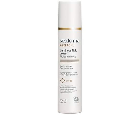 Флюїд для блиск шкіри Sesderma Azelac Ru Depigmenting Luminous Fluid Cream SPF50, 50 ml, фото _ab__is.image_number.default