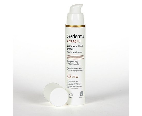 Флюїд для блиск шкіри Sesderma Azelac Ru Depigmenting Luminous Fluid Cream SPF50, 50 ml, фото _ab__is.image_number.default