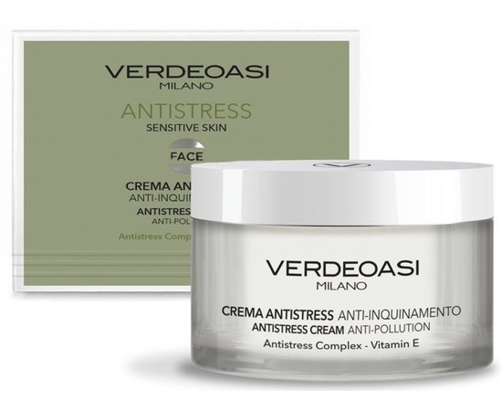 Крем-антистресс от негативного воздействия окружающей среды Verdeoasi Antistress Cream Anti-Pollution, изображение 2