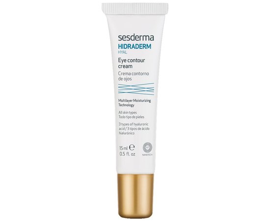 Крем-контур навколо очей Sesderma Hidraderm Hyal Eye Contour Cream, 15 ml, фото _ab__is.image_number.default