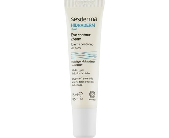Крем-контур навколо очей Sesderma Hidraderm Hyal Eye Contour Cream, 15 ml, фото _ab__is.image_number.default