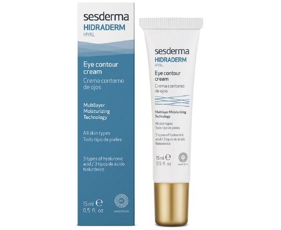 Крем-контур вокруг глаз Sesderma Hidraderm Hyal  Eye Contour Cream, 15 ml