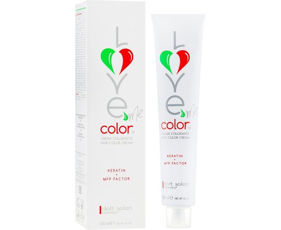 Крем-фарба для волосся Dott. Solari Love Me Color LMC + MFP Factor Coloring Сream, 100ml, фото 
