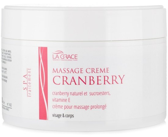 Крем массажный с Клюквой La Grace, изображение 2