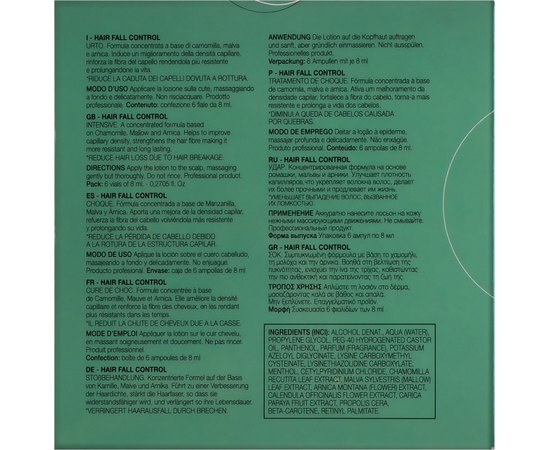 Лосьон интенсивный от выпадения волос BBcos Green Care Essence Intense Treatment Lotion, 6X8 ml, изображение 3