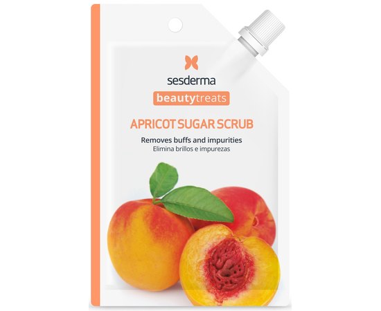 Маска-скраб цукровий абрикосовий Sesderma Beauty Treats Apricot Sugar Scrub Mask, 1 шт, фото 