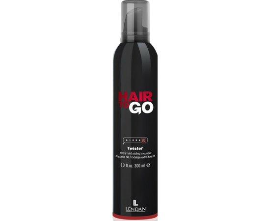 Моделирующая пенка экстрасильной фиксации Lendan Hair To Go Twister, 300 ml, изображение 2