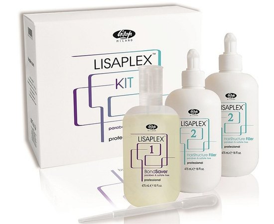 Набор средств для защиты и восстановления волос Lisap Lisaplex Intro Kit, изображение 2