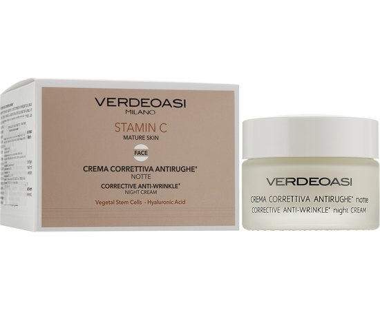Нічний крем для корекції зморшок Verdeoasi Stamin C Anti-Wrinkles Night Cream Corrective, 50ml, фото _ab__is.image_number.default