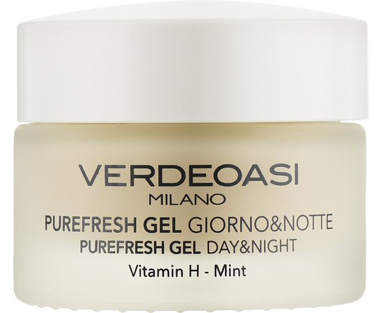 Очищающий и увлажняющий дневной и ночной гель для лица Verdeoasi Uomo Purefresh Gel Day&Night, 50ml