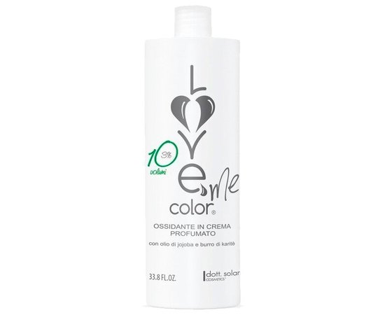 Окислительная крем-эмульсия 3% Dott. Solari Love Me Color Oxydant 10 Vol, изображение 2