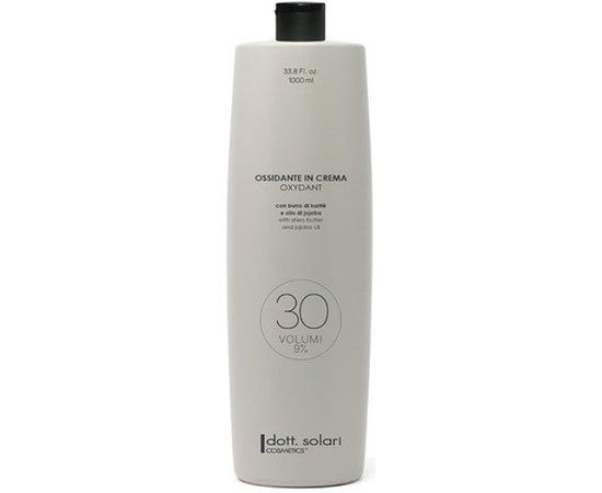 Окислительная крем-эмульсия 9% Dott. Solari Oxidizers Oxydant 30 Vol, изображение 3